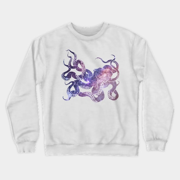 Space Octopus Crewneck Sweatshirt by Altambo